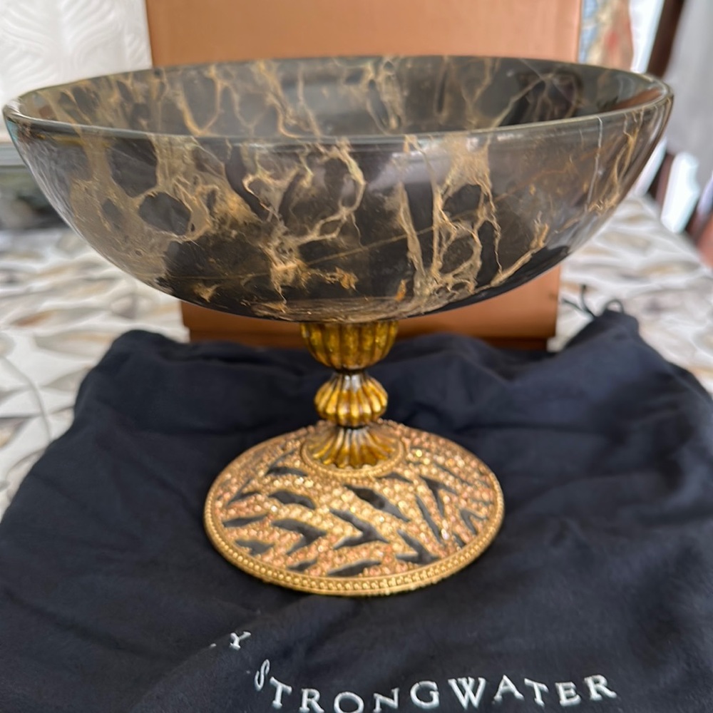 Jay Strongwater, compote Bowl